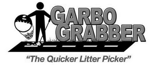 GARBO GRABBER "THE QUICKER LITTER PICKER" logo