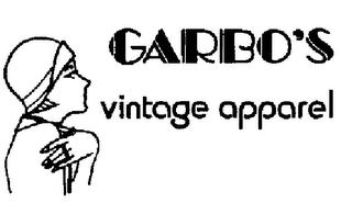 GARBO'S VINTAGE APPAREL logo