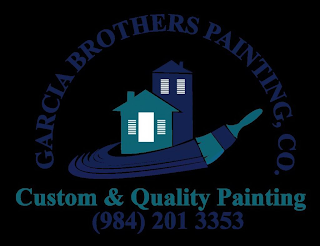 GARCIA BROTHERS PAINTING, CO. CUSTOM & QUALITY PAINTING (984)2013353 logo