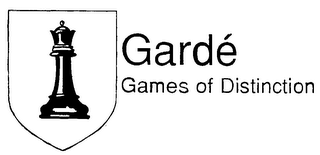 GARDE' GAMES OF DISTINCTION logo