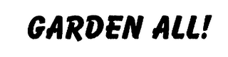GARDEN ALL! logo