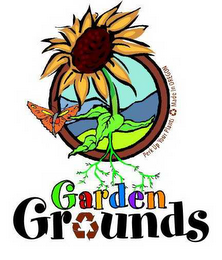 GARDEN GROUNDS PERK UP YOUR PLANTS MADE IN OREGON logo