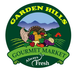 GARDEN HILLS GOURMET MARKET ALWAYS FRESH logo