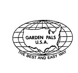 GARDEN PALS U.S.A. THE BEST AND EASY WAY logo