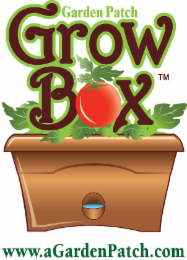 GARDEN PATCH GROW BOX WWW.AGARDENPATCH.COM logo