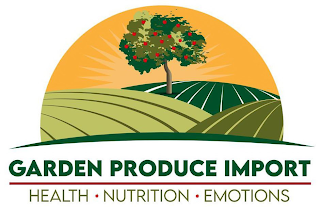 GARDEN PRODUCE IMPORT HEALTH NUTRITION EMOTIONS logo