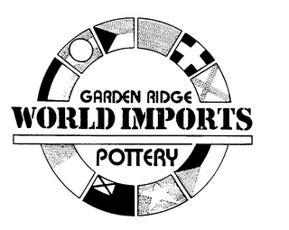 GARDEN RIDGE WORLD IMPORTS POTTERY logo