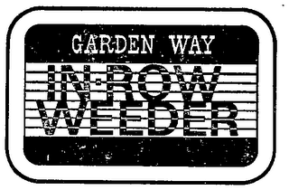 GARDEN WAY IN-ROW WEEDER logo