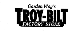 GARDEN WAY'S TROY-BILT FACTORY STORE logo