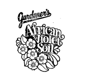 GARDENER'S AFRICAN VIOLET SOIL logo