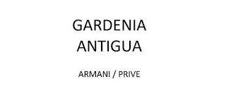 GARDENIA ANTIGUA ARMANI / PRIVE logo