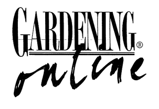 GARDENING ONLINE logo