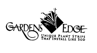 GARDENS EDGE UNIQUE PLANT STRIPS THAT INSTALL LIKE SOD logo