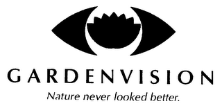 GARDENVISION NATURE NEVER LOOKED BETTER logo