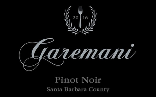 GAREMANI PINOT NOIR SANTA BARBARA COUNTY 2016 logo
