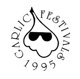 GARLIC FESTIVALS 1995 logo