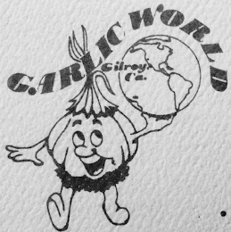 GARLIC WORLD GILROY, CA. logo