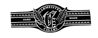 GARMEISTER G CIGARS HAND MADE logo