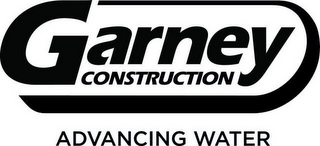 GARNEY CONSTRUCTION ADVANCING WATER logo