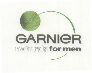 GARNIER NATURALS FOR MEN logo