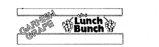 GARNISH GRAPE THE LUNCH BUNCH logo