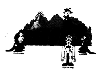 GAROO'S, GATORGAROO, FOXGAROO, TIGERGAROO, PROFESSOR DORGLY & GORAILLARGAROO logo