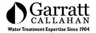 GARRATT CALLAHAN WATER TREATMENT EXPERTISE SINCE 1904 logo