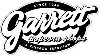 GARRETT POPCORN SHOPS A CHICAGO TRADITION SINCE 1949 logo