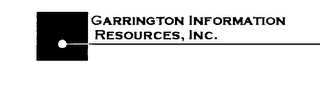 GARRINGTON INFORMATION RESOURCES, INC. logo