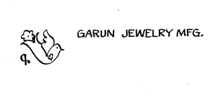 GARUN JEWELRY MFG. logo