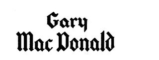 GARY MAC DONALD logo