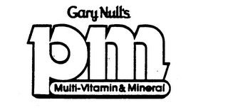 GARY NULL'S PM MULTI-VITAMIN & MINERAL logo