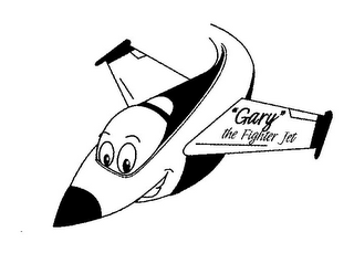 "GARY" THE FIGHTER JET logo