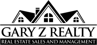 GARY Z REALTY REAL ESTATE SALES AND MANAGEMENT logo