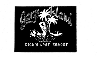 GARYS ISLAND DICK'S LAST RESORT logo
