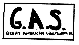 G.A.S. GREAT AMERICAN SPORTSWEAR CO. logo