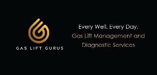 GAS LIFT GURUS EVERY WELL. EVERY DAY. GAS LIFT MANAGEMENT AND DIAGNOSTIC SERVICES logo