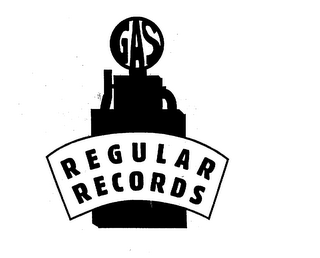 GAS REGULAR RECORDS logo