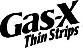 GAS-X THIN STRIPS logo