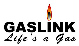 GASLINK LIFE'S A GAS logo