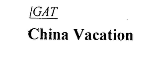 GAT CHINA VACATION logo