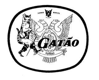 GATAO VINHOS BORGES EST. 1884 GATO logo