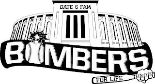 GATE 6 FAM BOMBERS FOR LIFE 2018 logo