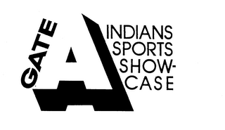 GATE A INDIANS SPORTS SHOWCASE logo