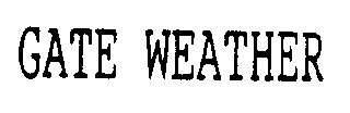 GATE WEATHER logo