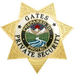 GATES PRIVATE SECURITY, PREPARED TO · PROTECT · logo