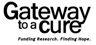 GATEWAY TO A CURE FUNDING RESEARCH. FINDING HOPE. logo