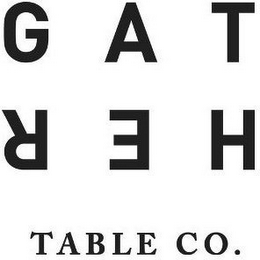 GATHER TABLE CO. logo