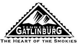 GATLINBURG TENNESSEE THE HEART OF THE SMOKIES logo