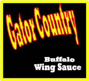 GATOR COUNTRY BUFFALO WING SAUCE logo